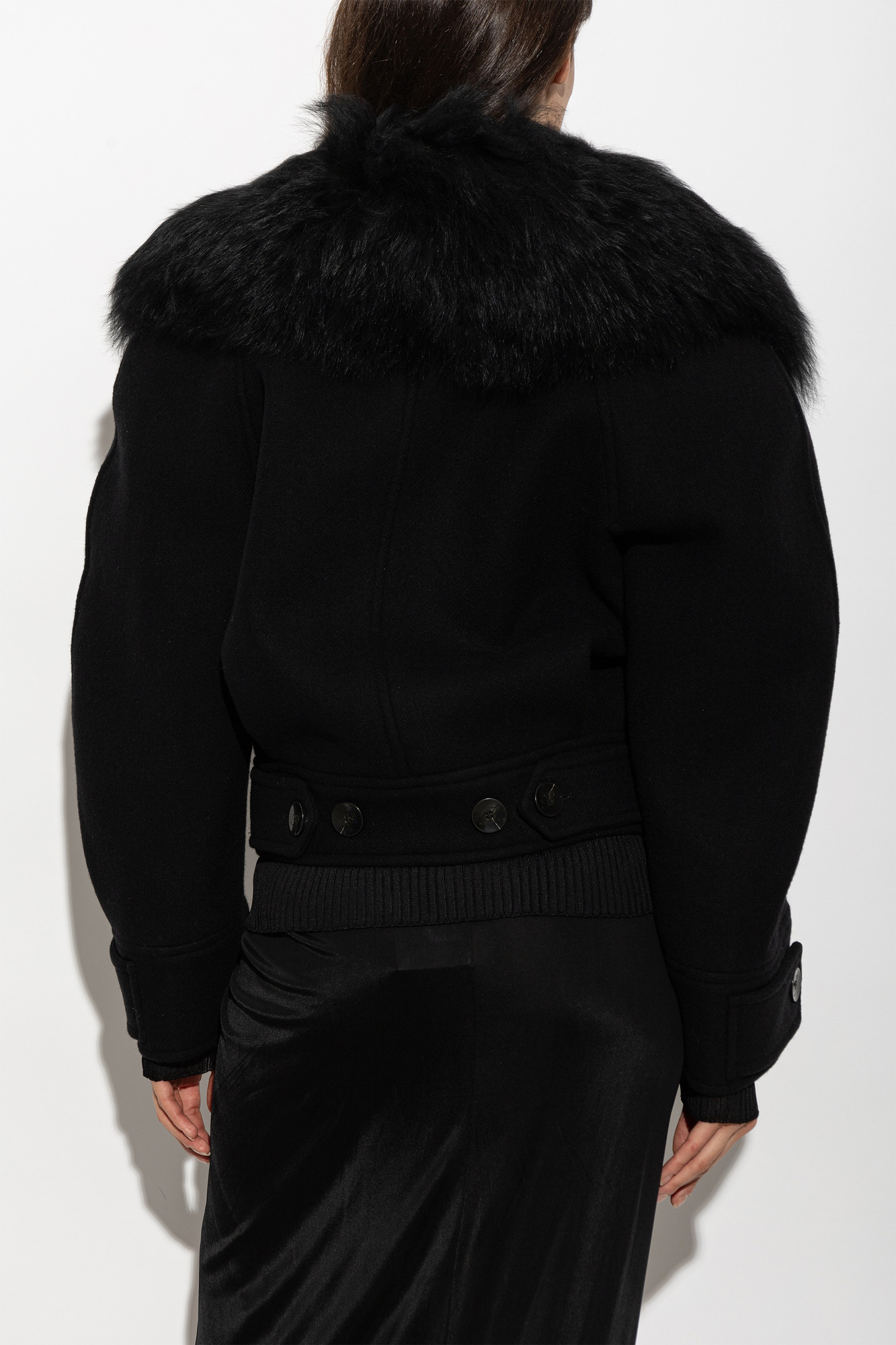 Blumarine Fur-trimmed jacket | Women's | Vitkac